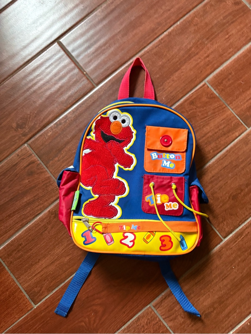 Sesame Street Elmo kids activity backpack